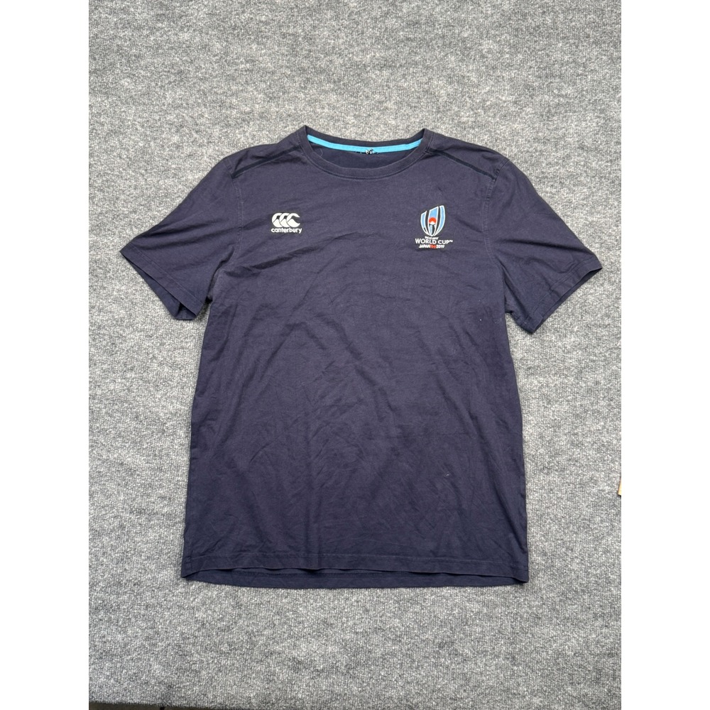 Canterbury‎ Rugby World Cup Japan 2019 Navy Blue Graphic T-Shirt Mens L